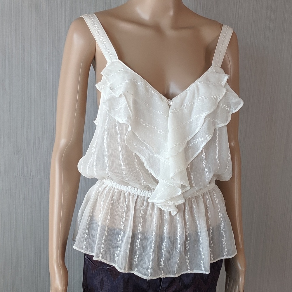 Forever 21 white sheet Cami tank